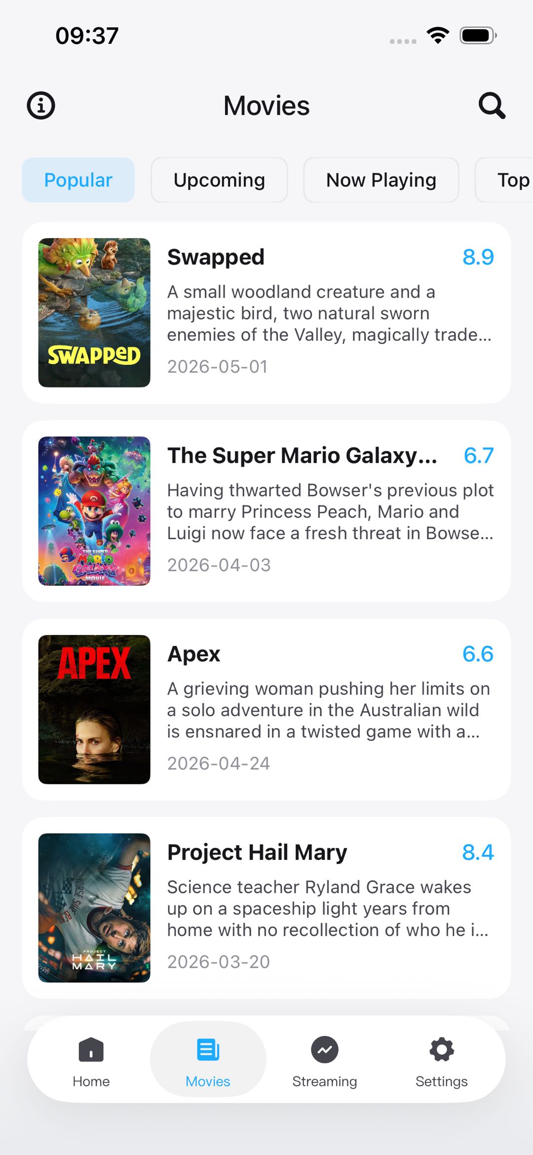 PlayBox movies library